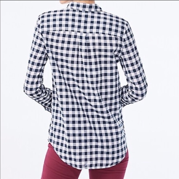 J. Crew Blue and White Top - Picture 2 of 5